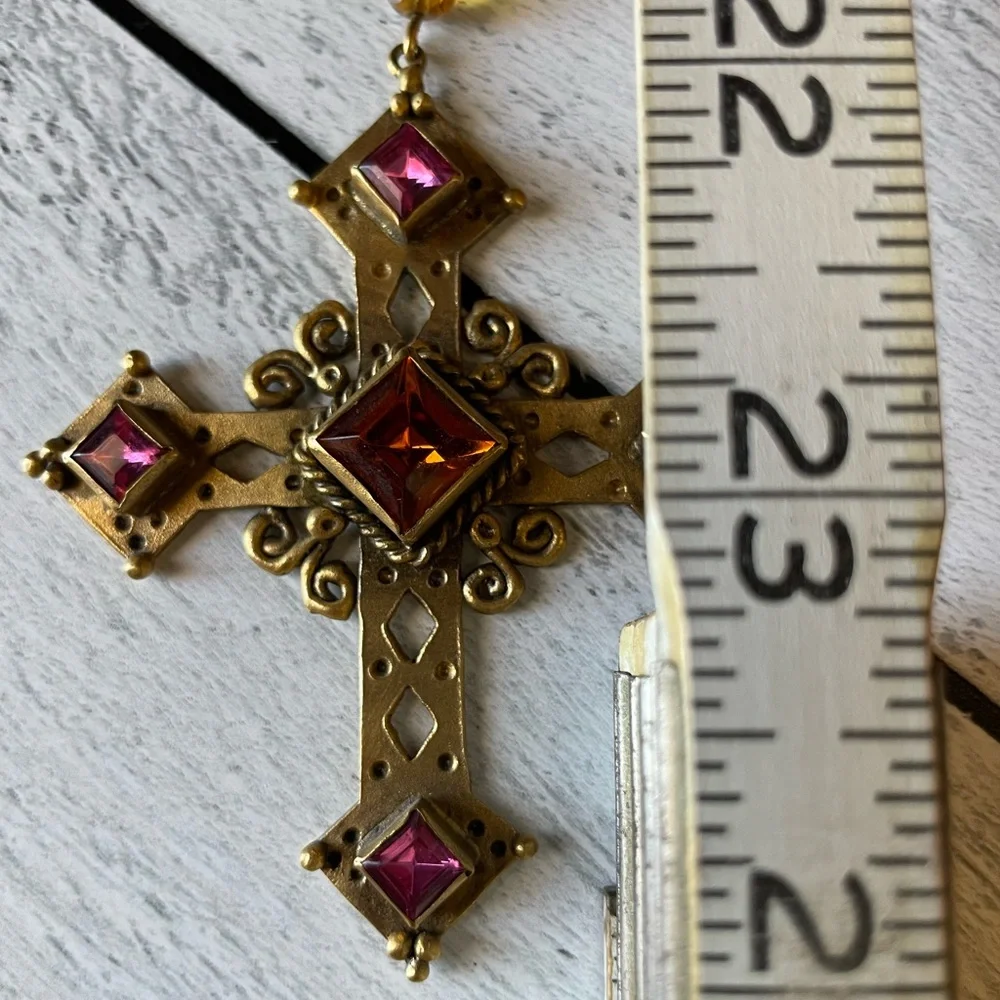 VSA Designs Rare ‘90’s Rosary necklace or belt, extraordinary, versatile piece. - Picture 12 of 14
